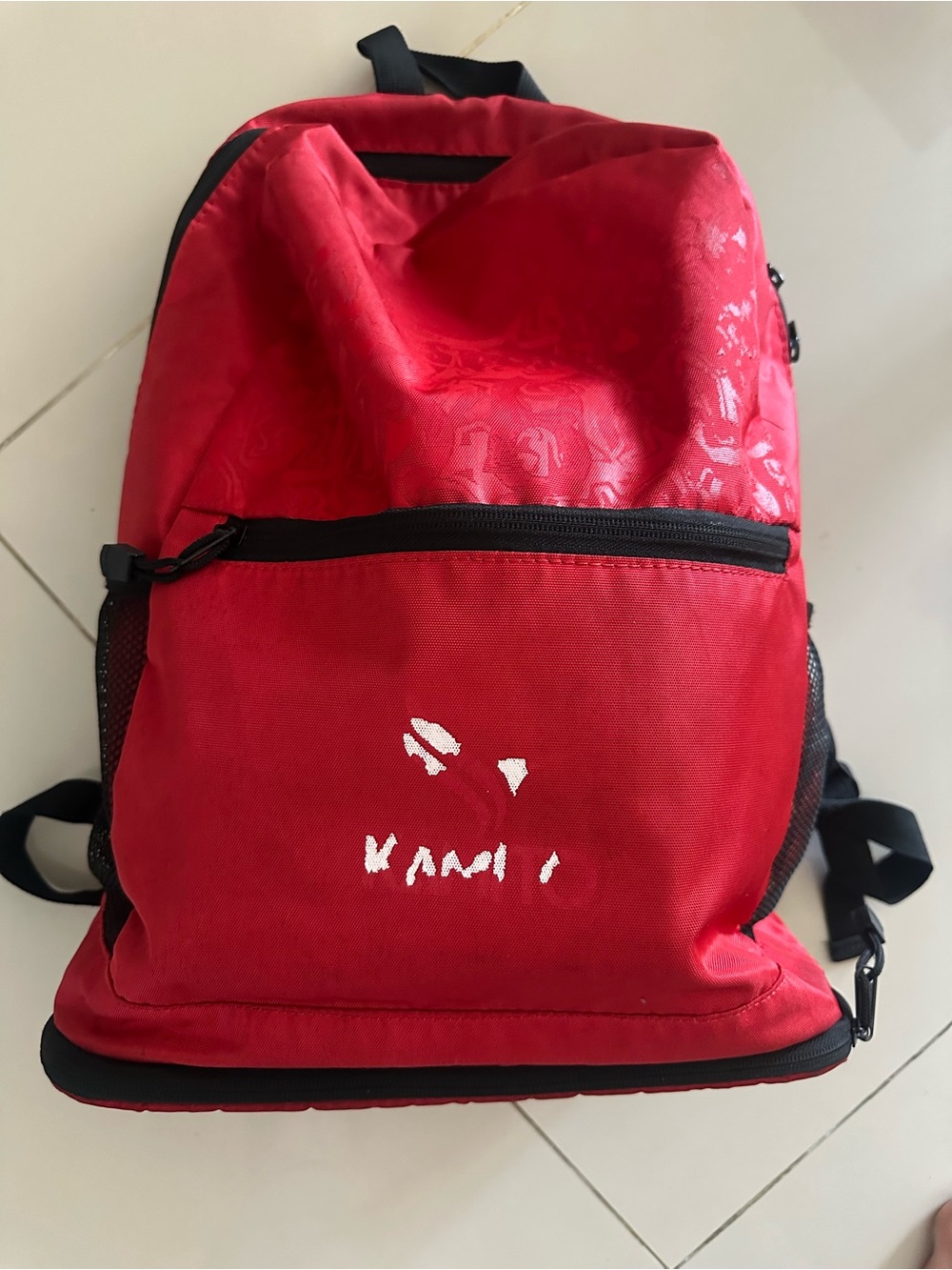 Red Men's Everyday Backpack - Casual Travel & School Bag